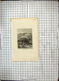Original Old Antique Print Engraving View Seven Oaks Kent England