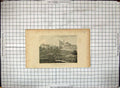 Original Old Antique Print View Saltwood Castle Kent England Engraving