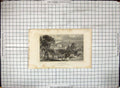 Antique Old Print 1829 Sandlands William Deedes Hythe Kent England Engraving