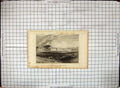 Antique Old Print Engraving Barracks Woolwich Kent England Bartlett Hinchliff