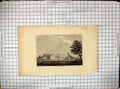 Original Old Antique Print Engraving Warwick Castle Warwickshire Hooper Godfrey