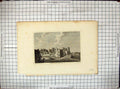 Antique Print Engraving Kenilworth Castle Warwickshire 1776 Hooper Godfrey 18th