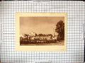 Original Old Antique Print View Abbey Malmesbury Benedictine Monastery Varrall