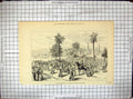 Old Antique Print 1884 35Th Regiment Royal Sussex Assiout Egypt War Siers 19th