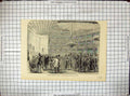 Original Old Antique Print Jullien Promenade Concert Covent Garden Theatre