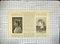 Antique Old Print 1894 Portrait Miss Jeanne Douste Gretel Marie Elba Hansel
