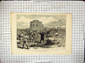 Old Antique Print War Soudan Head-Quarters Camp Souakim Prisoners Siers