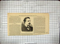 Original Old Antique Print 1877 Portrait Mr Frederic Cowen 19th