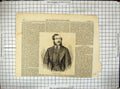 Original Old Antique Print 1861 Portrait Musician Charles D'Albert Victorian