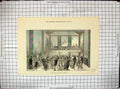 Antique Old Print 1876 Ice Skating Rink Real Ice Chelsea London Entertainment