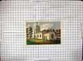 Antique Old Print Colour Engraving Exterior Kirkby Malory Church Architecture