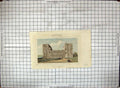 Antique Old Print Exterior Chateau Kenilworth Castle Architecture Engraving