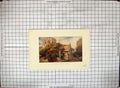 Original Old Antique Print Colour Iffley Church Architecture