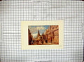 Original Old Antique Print Colour All Souls College High Street