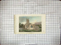 Old Print Colour Engraving St. John'S Church Cirencester Gloucestershire 20th