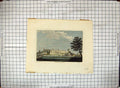 Old Engraving Hand Ed View Warwick Castle Warwickshire Godfrey Hooper