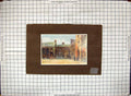 Original Old Antique Print Hand Coloured Exeter College Coil-Quad Architecture