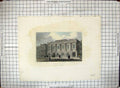 Antique Old Print Public Fice Moor Street Birmingham Wrighton Hand Coloured