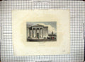 Antique Old Print Society Arts Building Birmingham Hand Coloured Radclyffe