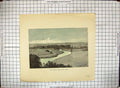 Original Old Antique Print Hand Coloured Great Marlow Quarry Woods River Scene