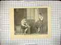 Original Old Antique Print Photograph Hansel Gretel German Theatre Scene Actors