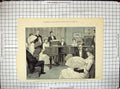 Original Old Antique Print 1883 Music Entertainment Adair Sophy Piano King 19th