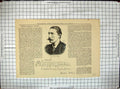 Old Antique Print 1878 Portrait Musician Mr Alfred Cellier Music Caspian 19th