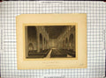 Antique Old Print 1869 Interior St. Michael'S Church Fred Taunton Coventry 19th