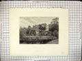 Old Antique Print View Guy'S Cliff Mansion House River Willmore Engraving