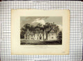 Antique Old Print Exterior Compton Winyate House Warwickshire Smith Hamper