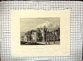 Old Exterior Compton Winyates Architecture Herbert Saddler Engraving
