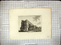 Antique Old Print Engraving Malmsbury Abbey Architecture 1785 Hooper Sparrow