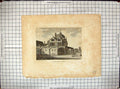 Antique Old Print Architecture Council House Salisbury Hooper Engraving 1786