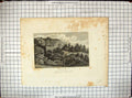 Old Antique Print Ludlow Mansion House Lodge Salwey Page White Engraving