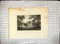 Old Stanley Hall Thomas Jones Architecture Engraving Calvert Radclyff