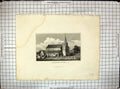 Original Old Antique Print Kenilworth Castle Architecture Engraving Radclyffe