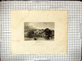 Antique Old Print 1829 Edgbaston Hall Johnstone Lake Boat Engraving Radclyffe