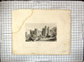Original Old Antique Print 1829 Maxstoke Castle Architecture Engraving 19th