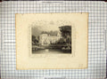 Old Print Mansion House Seat Marquis Ailsa Architecture Taylor Engraving