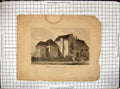 Original Old Antique Print Starkeys Waham Rochester Kent 1810 Architecture 19th