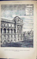 Old View Portion Design Admiralty War Fices Robson Building 1884 Arch Victorian