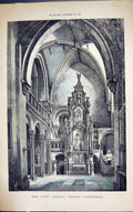 Old Lady Chapel Treves Cathedral Interior Building 1884 Architecture Victorian