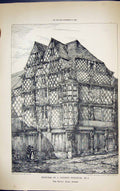 Old Maison Adam Angers House Building 1884 Architecture District Surv Victorian