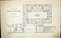 Old Plan Admiralty War Fices Whitehall Drummonds Building 1884 Archit Victorian