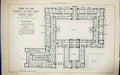 Old Ground Plan Admiralty War Fice Glover Salter Building 1884 Archit Victorian