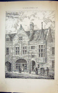 Old Print Mission Hall Augustine'S Haggerstone Building 1884 Architecture 19th