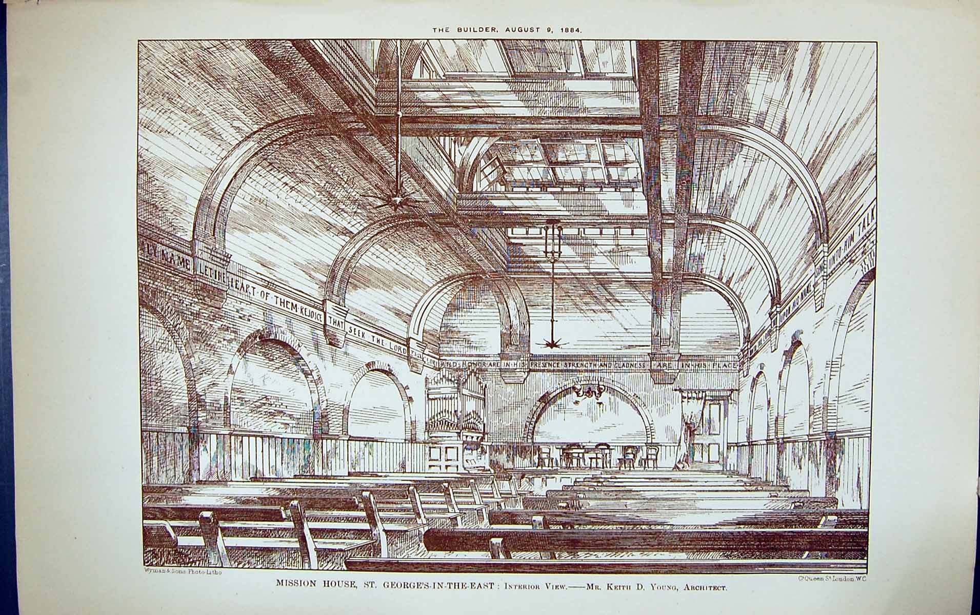 Old Mission House St. George'S-In-The-East Keith Young Building 1884 Victorian