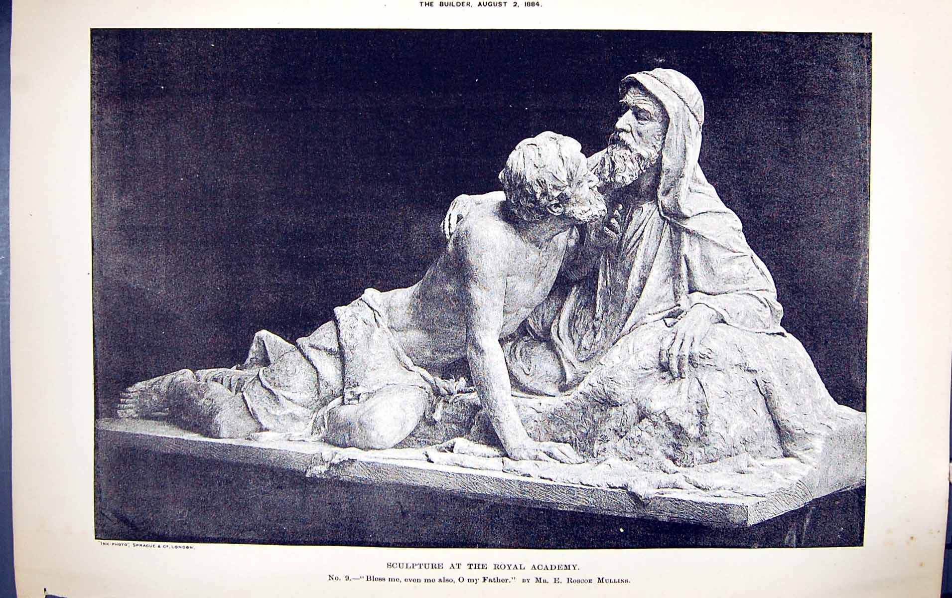 Old Building 1884 Architecture Sculpture Royal Academy Roscoe Mullins Victorian