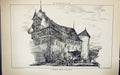 Old Antique Print Barrack Store Hanover Wyman Building 1884 Architecture 19th
