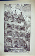 Old Business Premises Victoria Street Liverpool Clarke Building 1884 Victorian